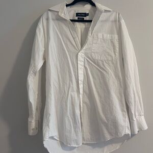 Nautica Men's Classic White Button-Down Shirt